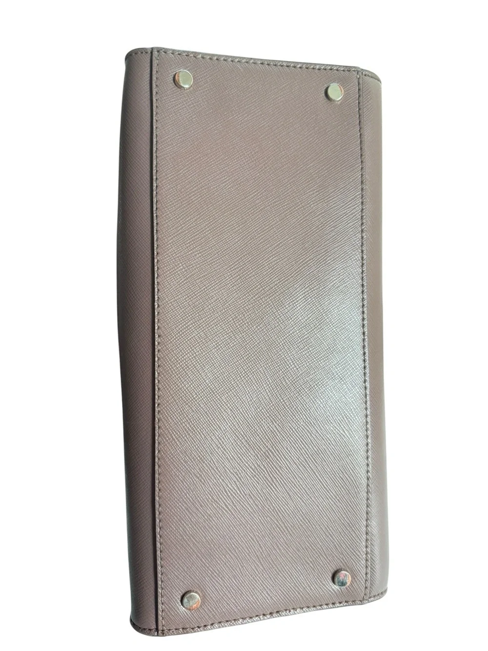 Kate Spade New York Staci Satchel Women Saffiano Leather Mauve Handbag Bag